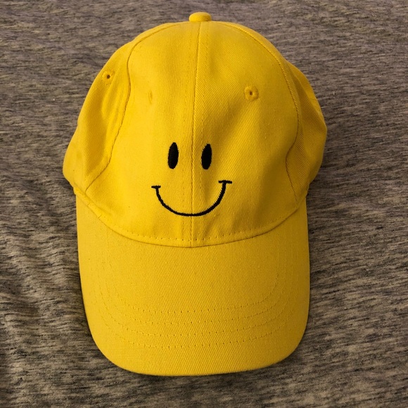 smiley face baseball cap